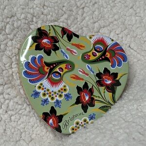 Brighton Heart Tin with Colorful Bird Design